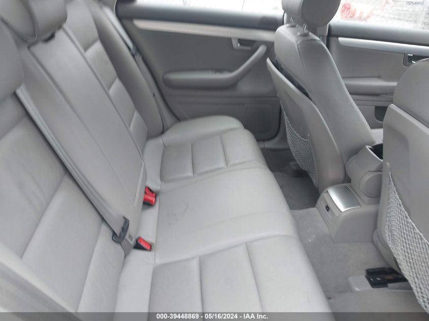 2007 Audi A4 2.0T VIN: WAUDF78E97A113312 Lot: 39448869