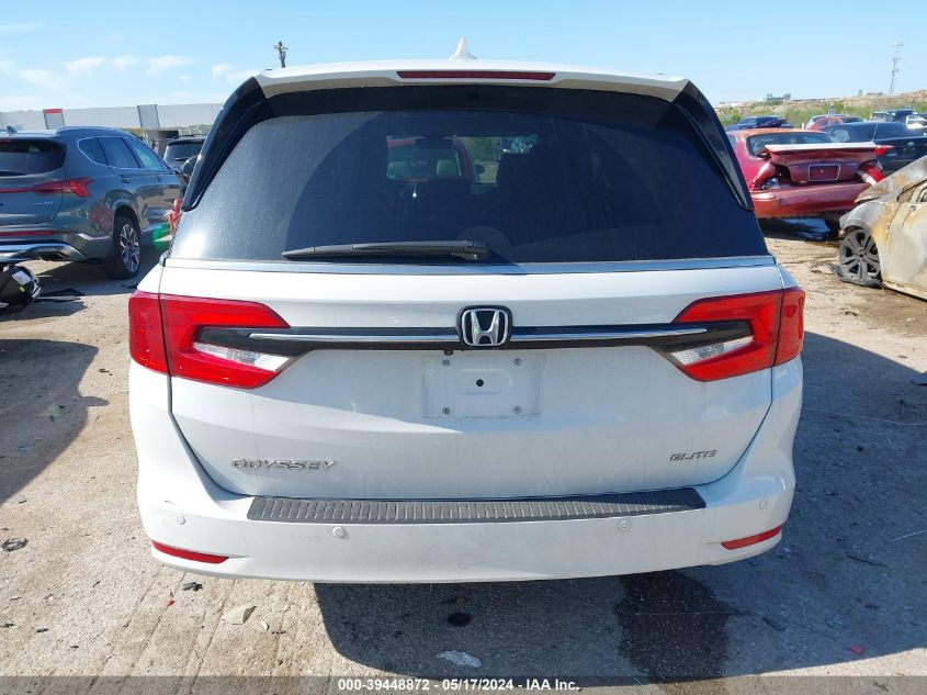 2023 Honda Odyssey Elite VIN: 5FNRL6H92PB048552 Lot: 39448872