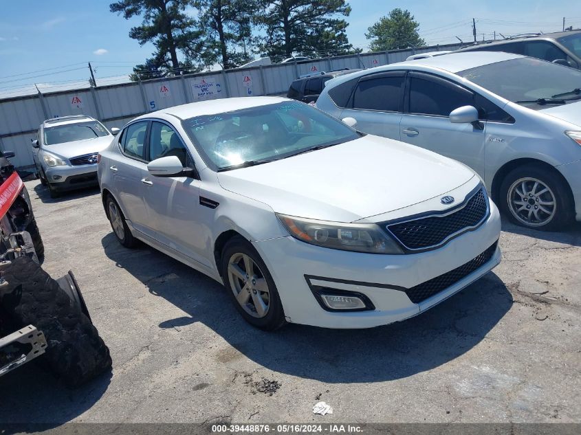 2015 Kia Optima Lx VIN: 5XXGM4A77FG457398 Lot: 39448876