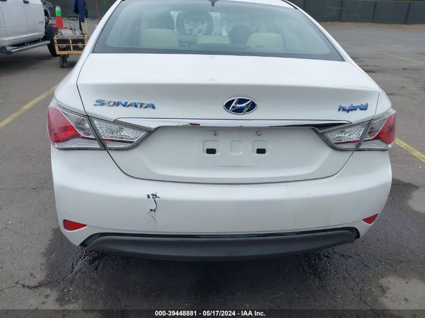 2012 Hyundai Sonata Hybrid VIN: KMHEC4A44CA020879 Lot: 39448881