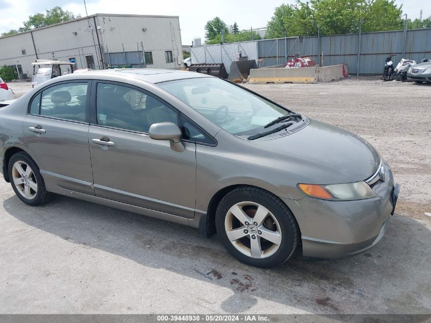 2008 Honda Civic Ex-L VIN: 2HGFA16968H353760 Lot: 39448938