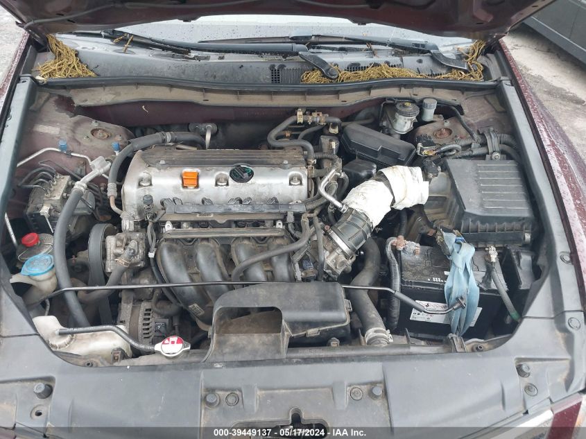 2009 Honda Accord 2.4 Lx-P VIN: 1HGCP25469A082860 Lot: 39449137