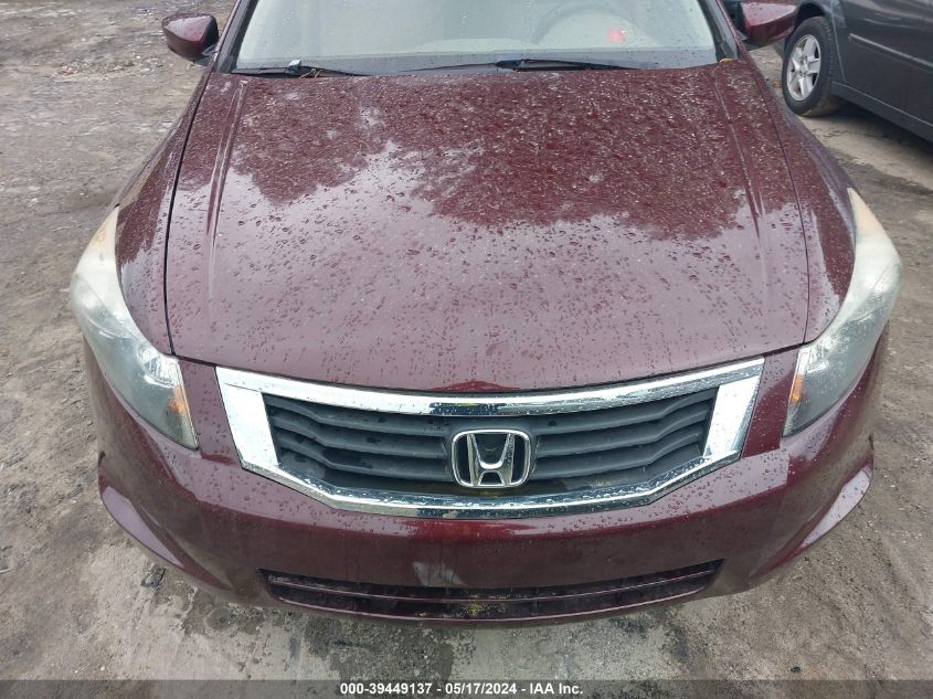 2009 Honda Accord 2.4 Lx-P VIN: 1HGCP25469A082860 Lot: 39449137