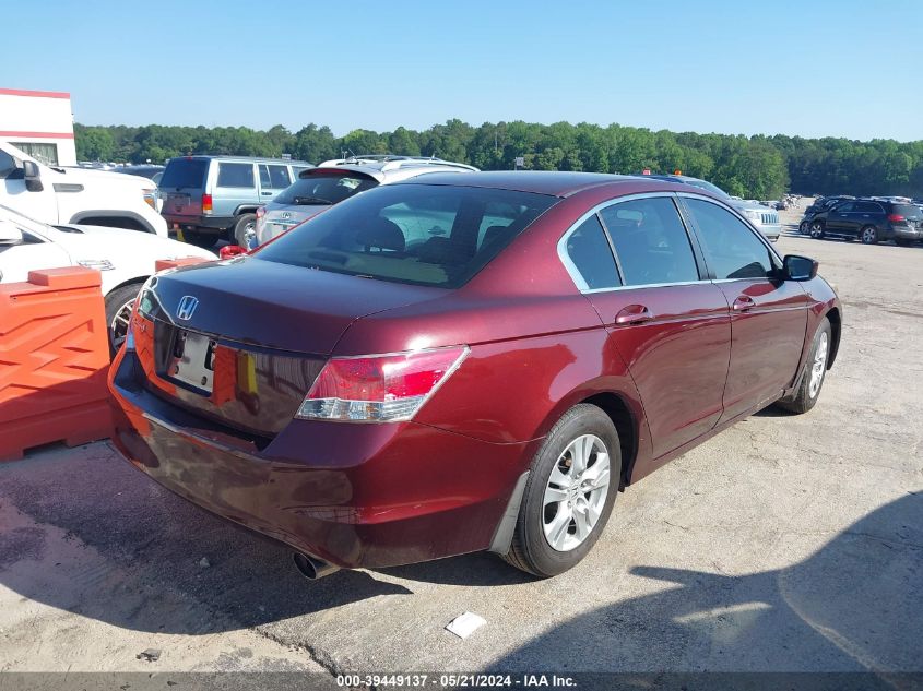 2009 Honda Accord 2.4 Lx-P VIN: 1HGCP25469A082860 Lot: 39449137