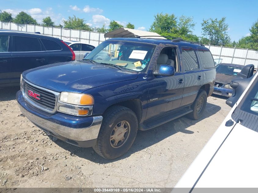 2001 GMC Yukon Slt VIN: 1GKEK13T11J172825 Lot: 39449169