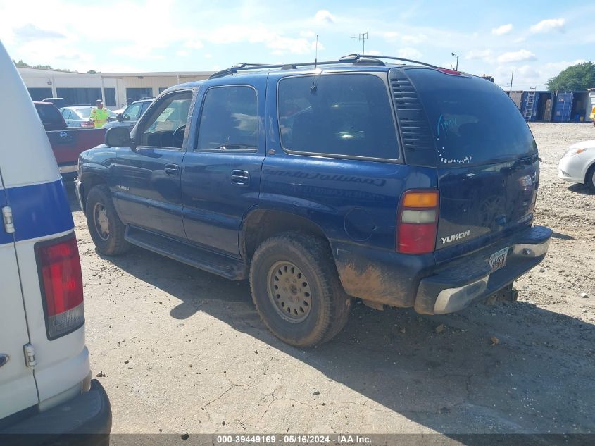 2001 GMC Yukon Slt VIN: 1GKEK13T11J172825 Lot: 39449169