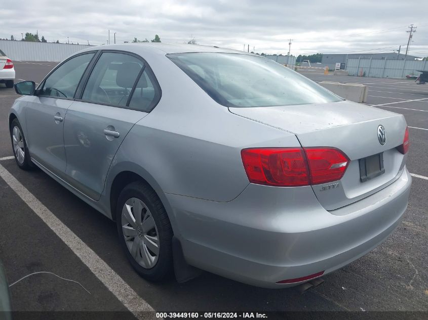 2012 Volkswagen Jetta S VIN: 3VW1K7AJ6CM390390 Lot: 39449160