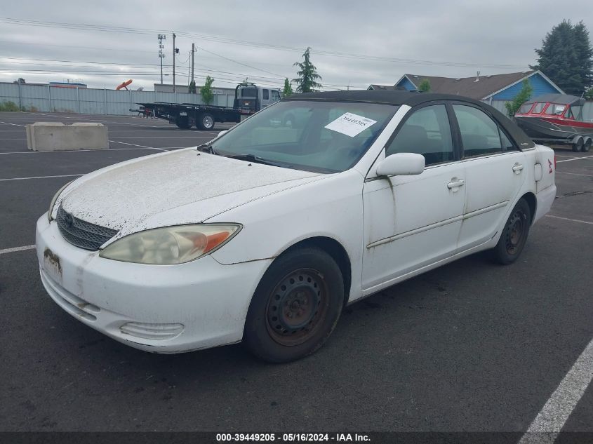 2004 Toyota Camry Le VIN: 4T1BE30K84U296246 Lot: 39449205