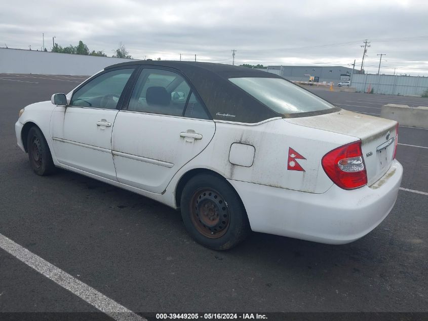 2004 Toyota Camry Le VIN: 4T1BE30K84U296246 Lot: 39449205