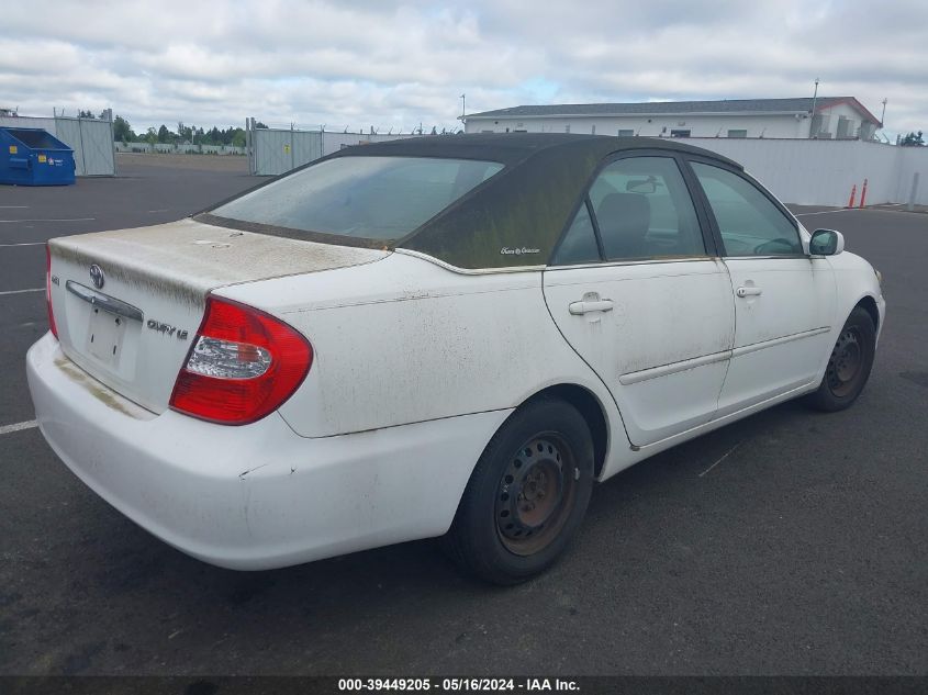 2004 Toyota Camry Le VIN: 4T1BE30K84U296246 Lot: 39449205