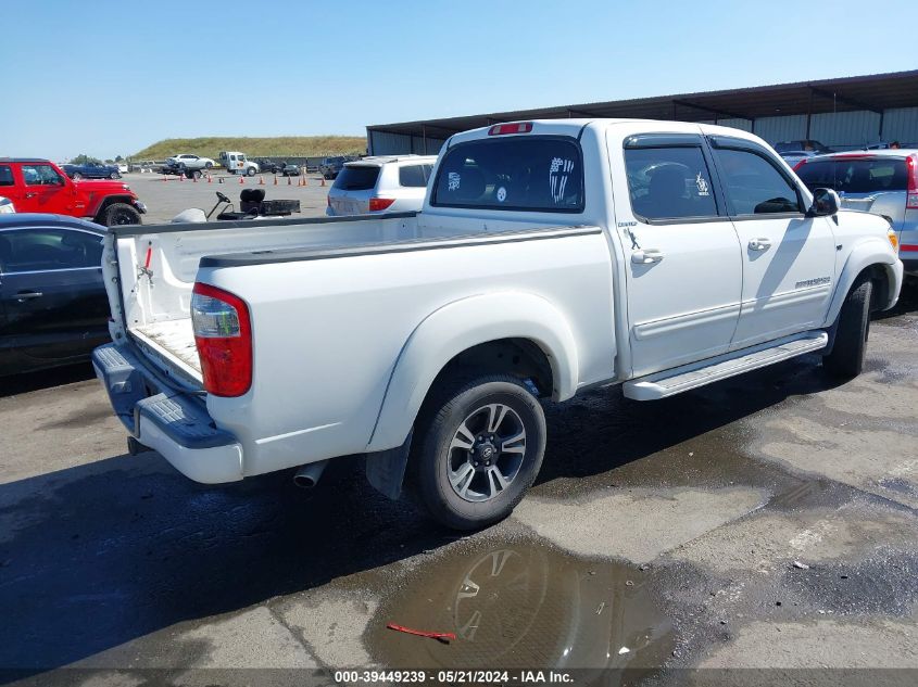 2005 Toyota Tundra Limited V8 VIN: 5TBET38145S491939 Lot: 39449239