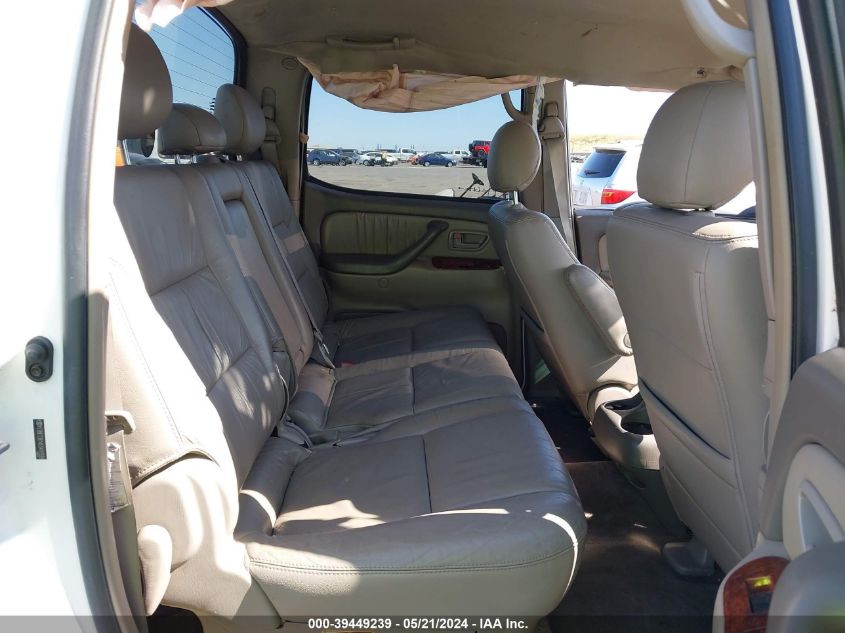 2005 Toyota Tundra Limited V8 VIN: 5TBET38145S491939 Lot: 39449239