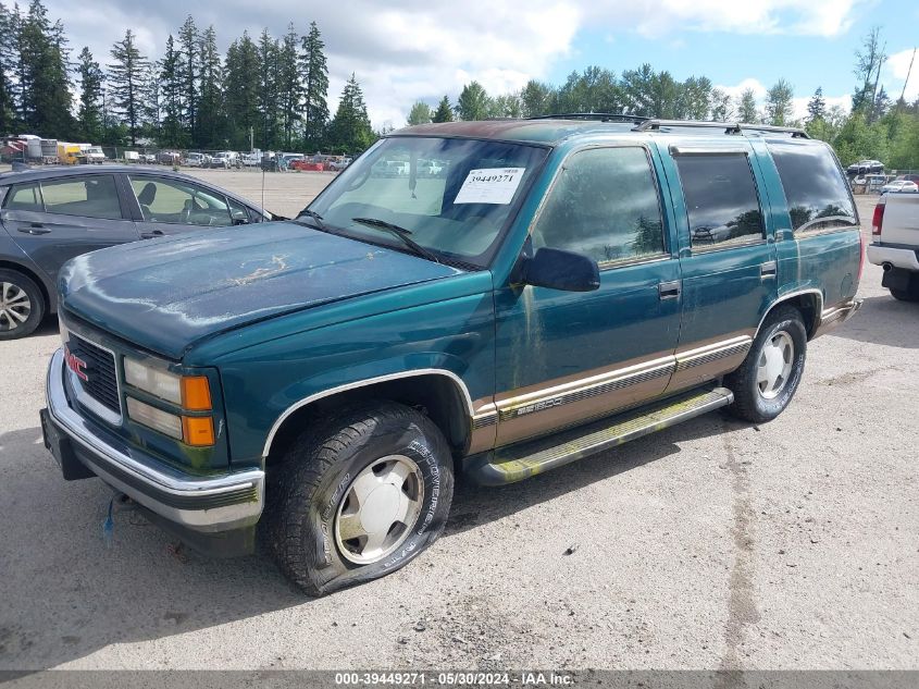 1997 GMC Yukon Sle VIN: 1GKEK13R7VJ709658 Lot: 39449271