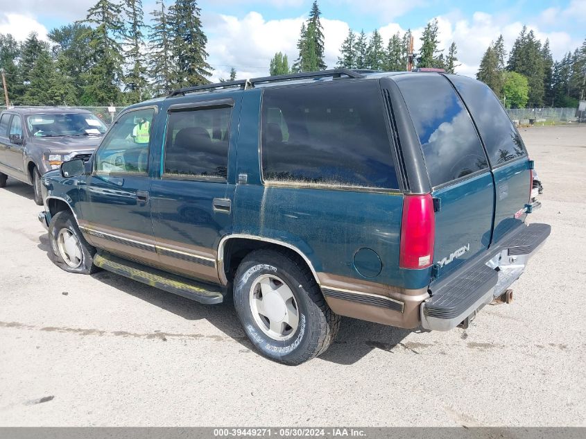 1997 GMC Yukon Sle VIN: 1GKEK13R7VJ709658 Lot: 39449271