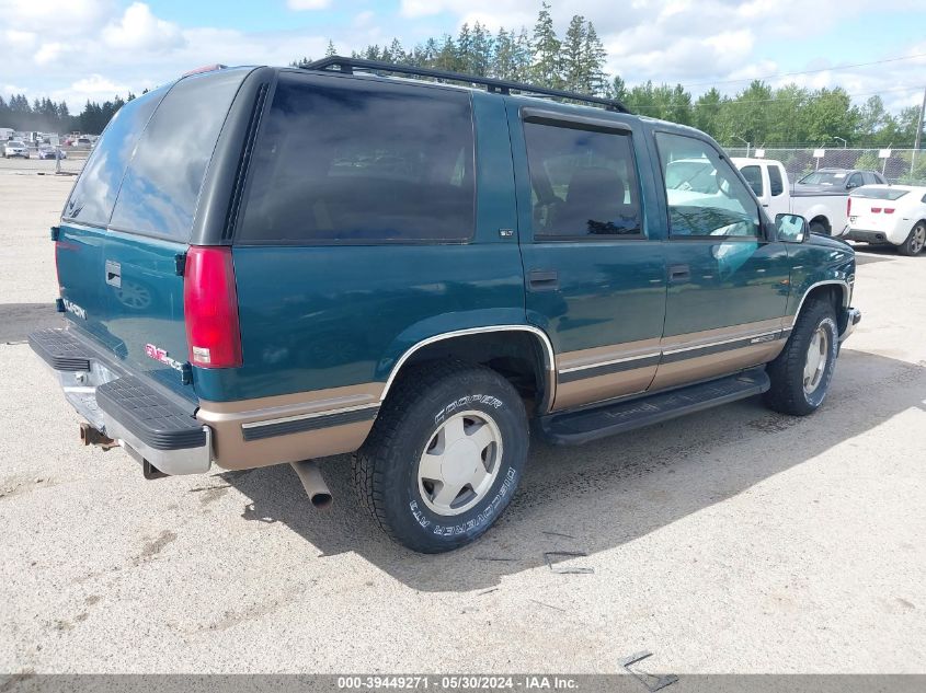 1997 GMC Yukon Sle VIN: 1GKEK13R7VJ709658 Lot: 39449271