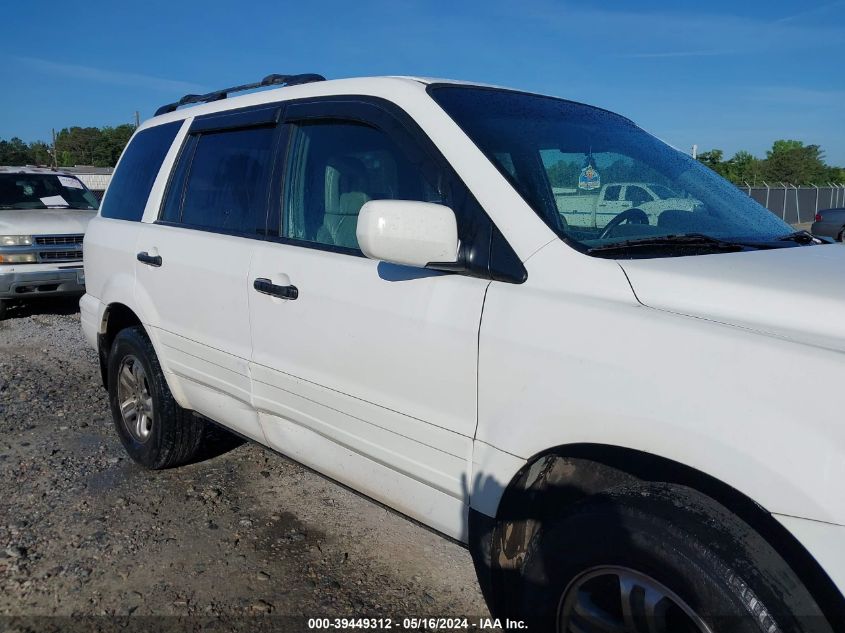 2003 Honda Pilot Ex-L VIN: 2HKYF18563H547885 Lot: 39449312