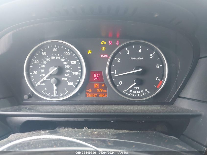 2010 BMW 528I xDrive VIN: WBANV1C55AC443407 Lot: 39449320