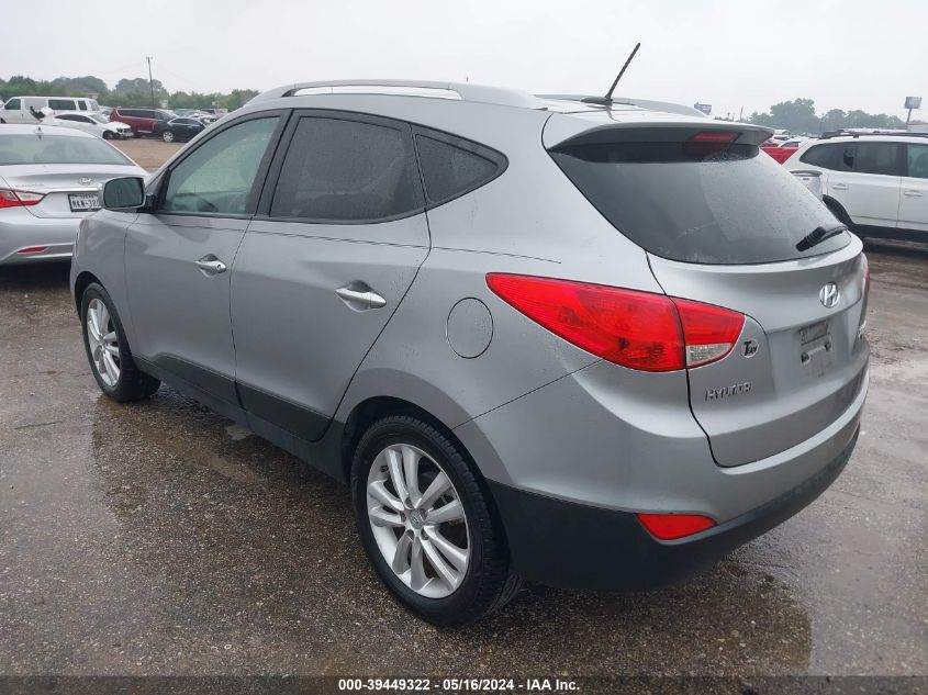 2012 Hyundai Tucson Limited VIN: KM8JU3AC5CU499521 Lot: 39449322