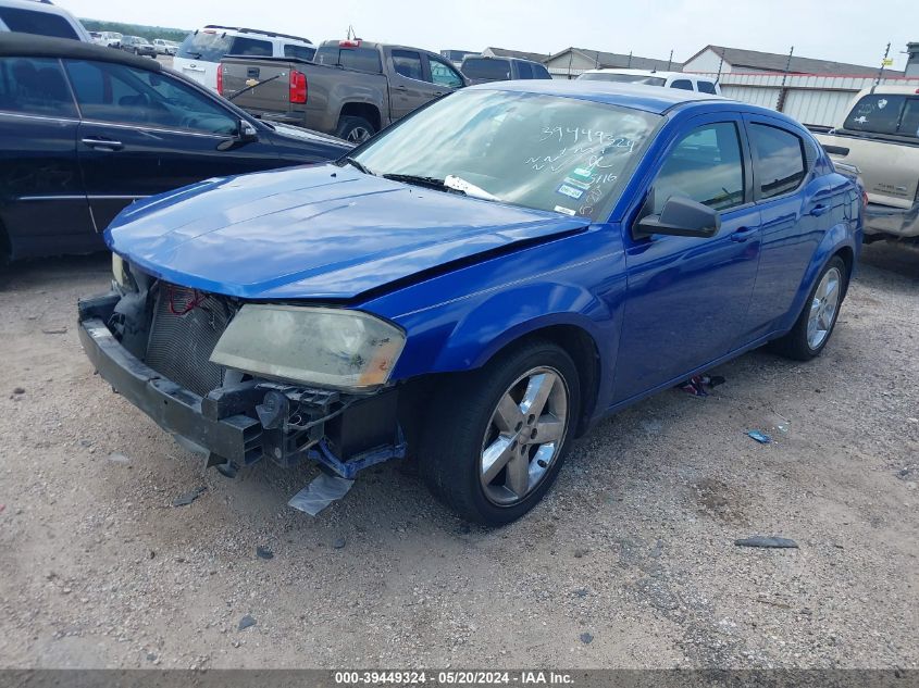 2013 Dodge Avenger Se VIN: 1C3CDZAB0DN697723 Lot: 39449324