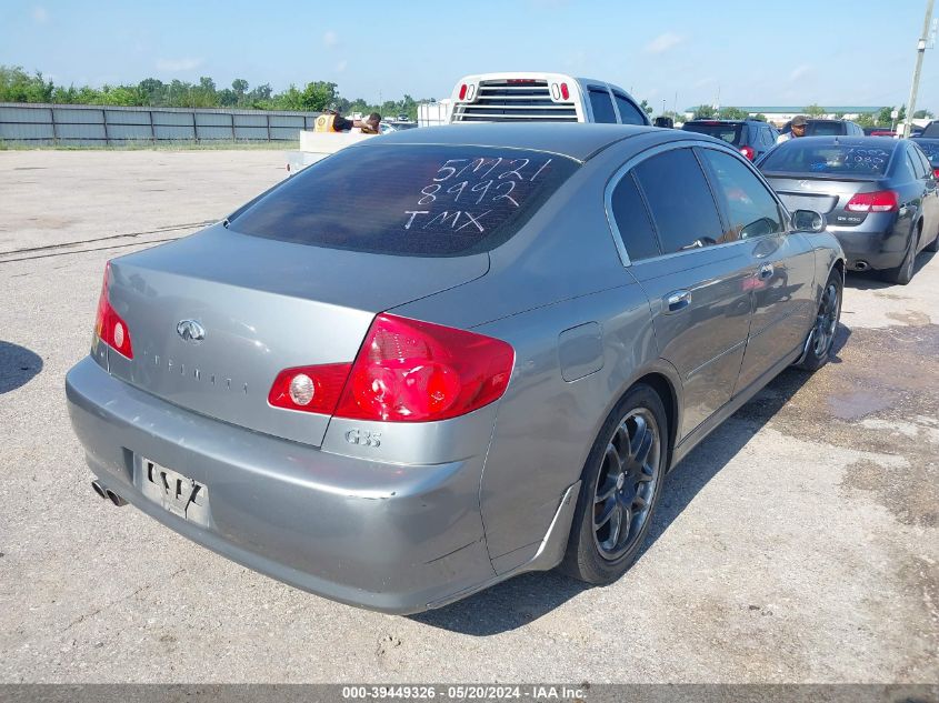 2005 Infiniti G35 VIN: JNKCV51E95M218992 Lot: 39449326