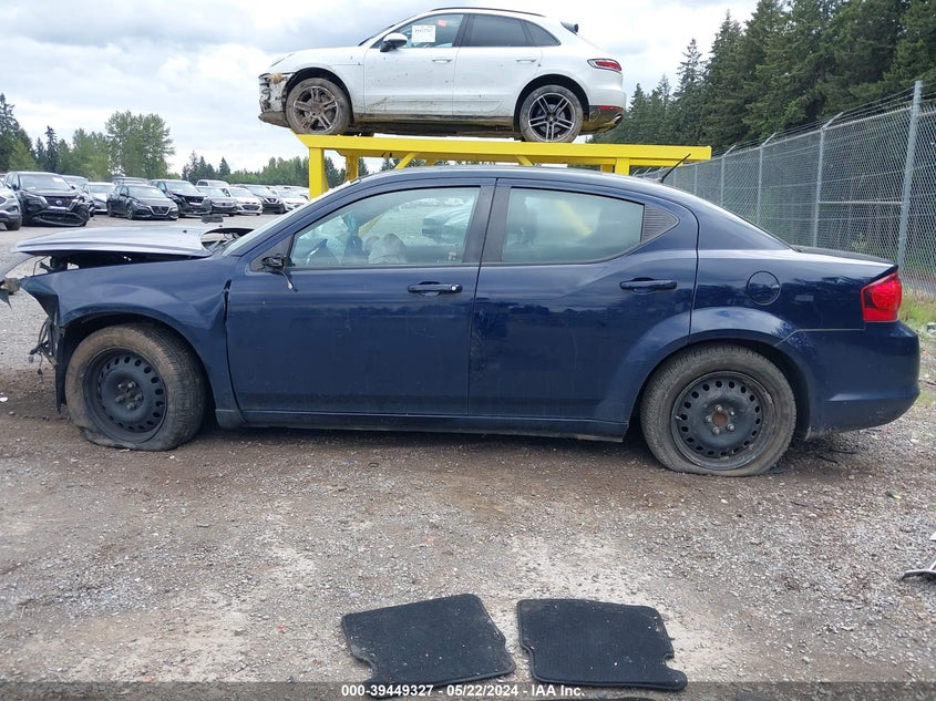 2014 DODGE AVENGER SE - 1C3CDZAB9EN112784