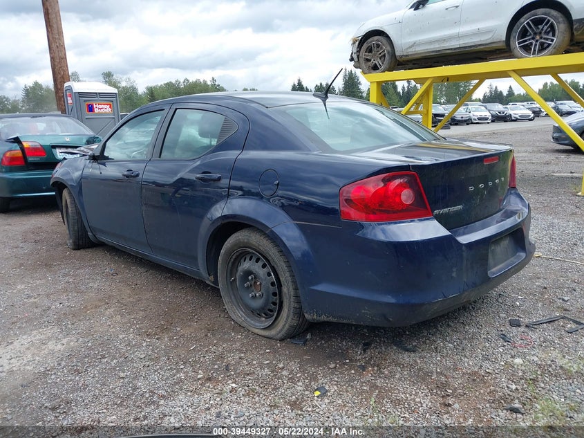 2014 DODGE AVENGER SE - 1C3CDZAB9EN112784