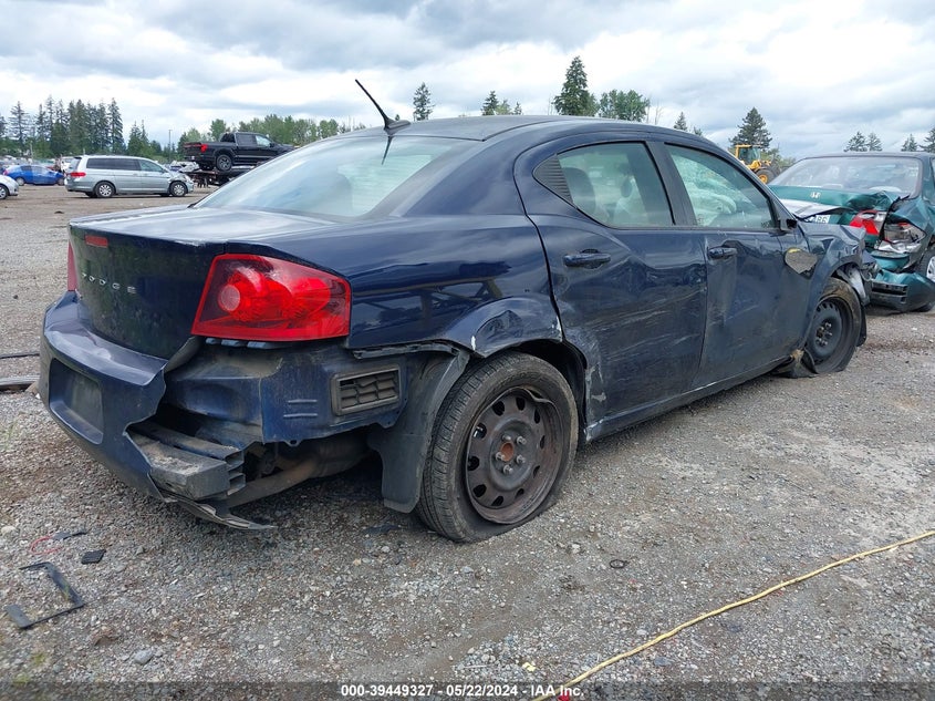 2014 DODGE AVENGER SE - 1C3CDZAB9EN112784