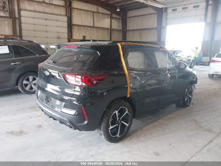 2022 Chevrolet Trailblazer Fwd Rs VIN: KL79MTSL3NB062974 Lot: 39449350