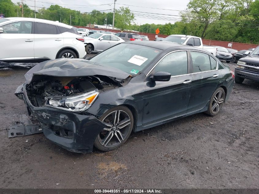 2016 Honda Accord Sport VIN: 1HGCR2F52GA187653 Lot: 39449351