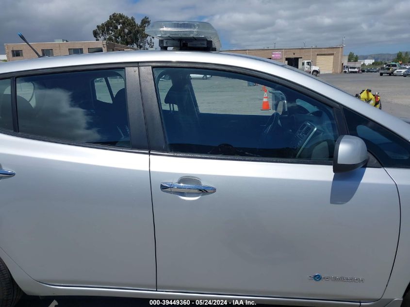 2013 Nissan Leaf S VIN: 1N4AZ0CP0DC400976 Lot: 39449360