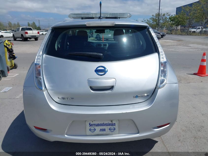 2013 Nissan Leaf S VIN: 1N4AZ0CP0DC400976 Lot: 39449360