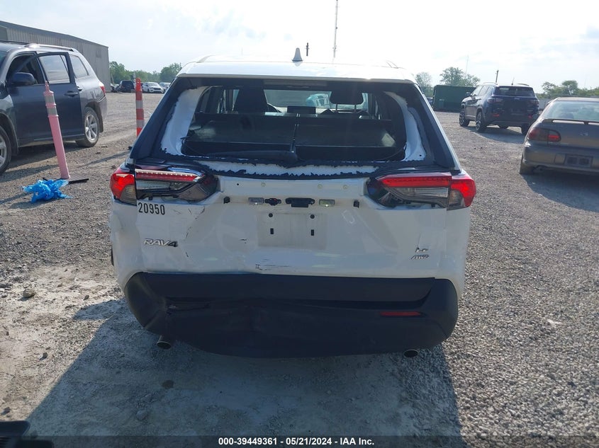 VIN 2T3G1RFV7NC312405 2022 TOYOTA RAV4 LE