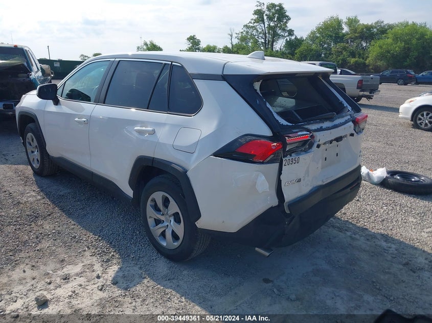 VIN 2T3G1RFV7NC312405 2022 TOYOTA RAV4 LE