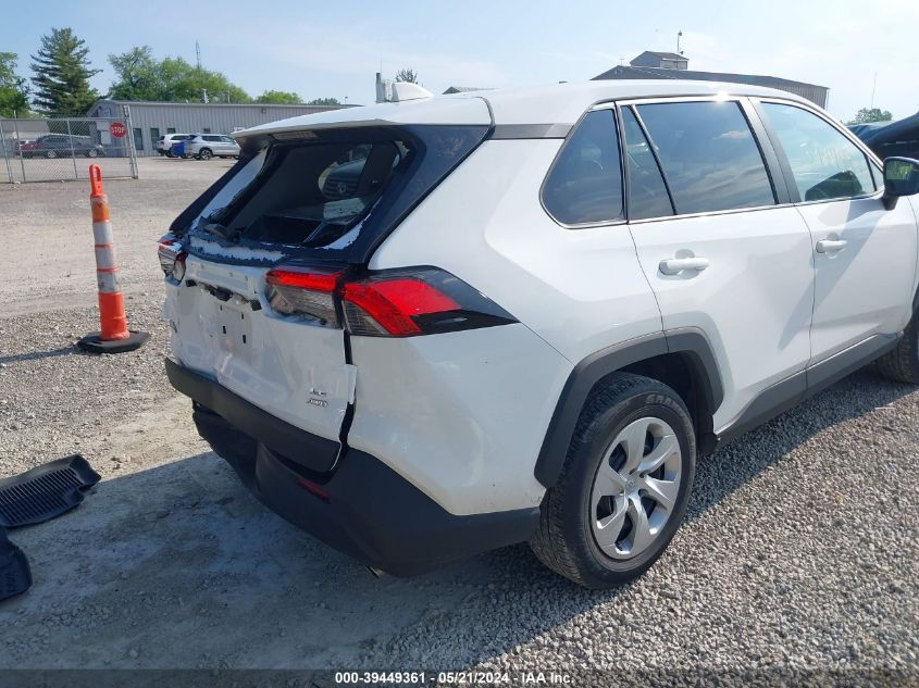 VIN 2T3G1RFV7NC312405 2022 TOYOTA RAV4 LE