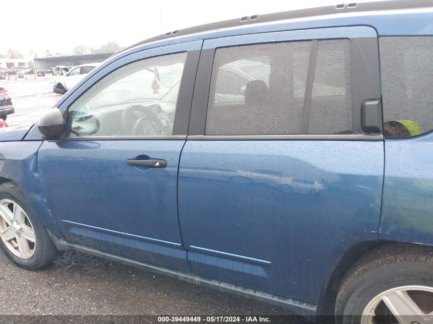 2009 Jeep Compass Sport VIN: 1J4FF47B59D113210 Lot: 39449449