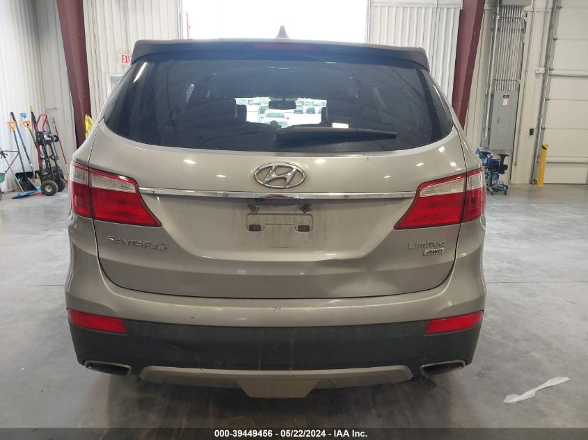 2015 Hyundai Santa Fe Limited VIN: KM8SNDHFXFU091740 Lot: 39449456