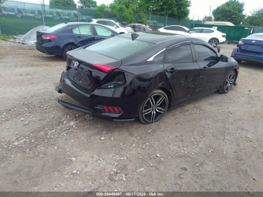 2018 Honda Civic Ex VIN: 2HGFC2F73JH575967 Lot: 39449467