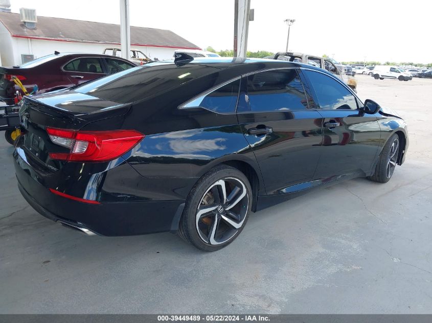 2021 Honda Accord Sport VIN: 1HGCV1F3XMA004273 Lot: 39449489