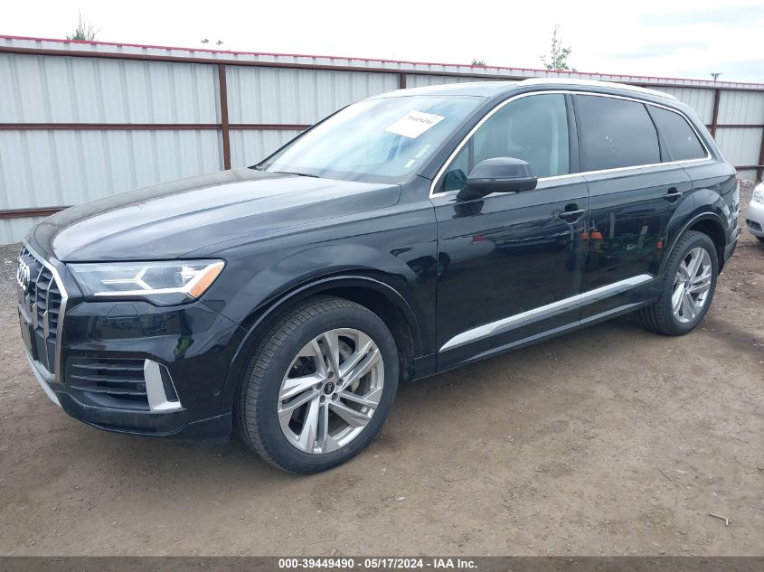 2021 Audi Q7 Premium Plus VIN: WA1LXAF73MD013613 Lot: 39449490