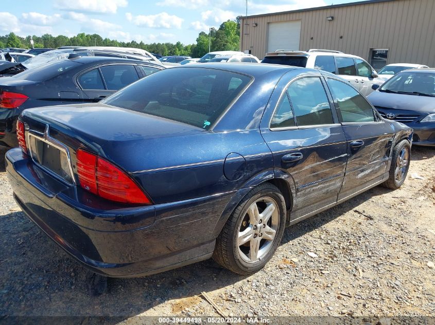 2001 Lincoln Ls V6 Auto/V6 Manual VIN: 1LNHM86S81Y714505 Lot: 39449498