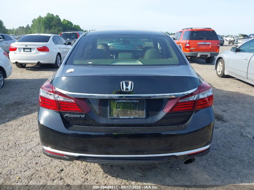 2017 Honda Accord Lx VIN: 1HGCR2F30HA179583 Lot: 39449517