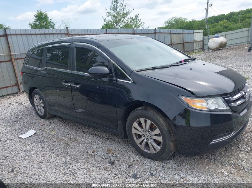 2017 Honda Odyssey Ex-L VIN: 5FNRL5H64HB004750 Lot: 39449520