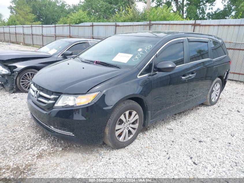 2017 Honda Odyssey Ex-L VIN: 5FNRL5H64HB004750 Lot: 39449520