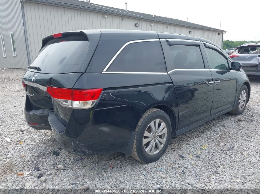 2017 Honda Odyssey Ex-L VIN: 5FNRL5H64HB004750 Lot: 39449520