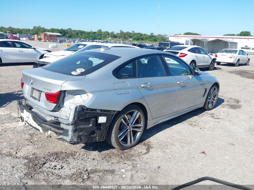 2019 BMW 430I Gran Coupe VIN: WBA4J1C52KBM16910 Lot: 39449527