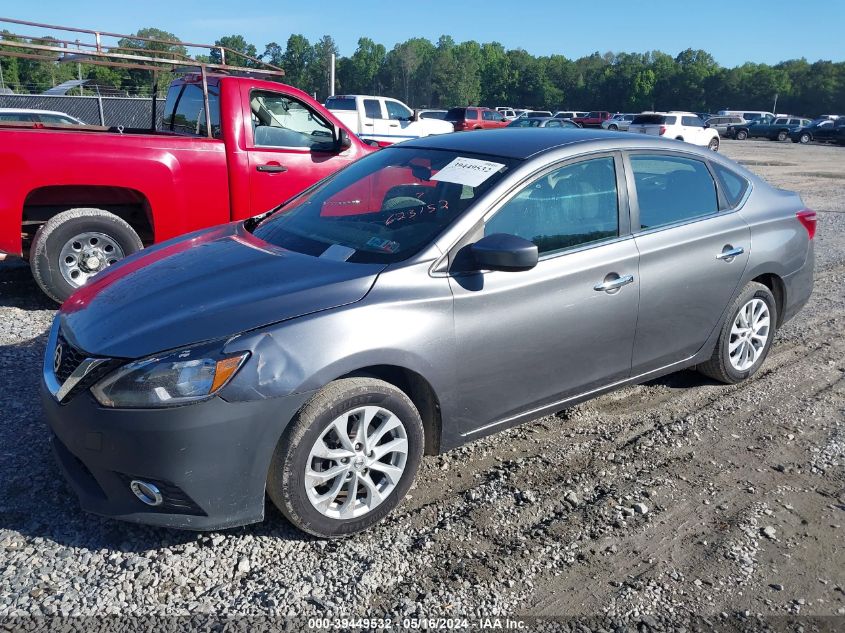 2018 Nissan Sentra Sv VIN: 3N1AB7APXJL623152 Lot: 39449532