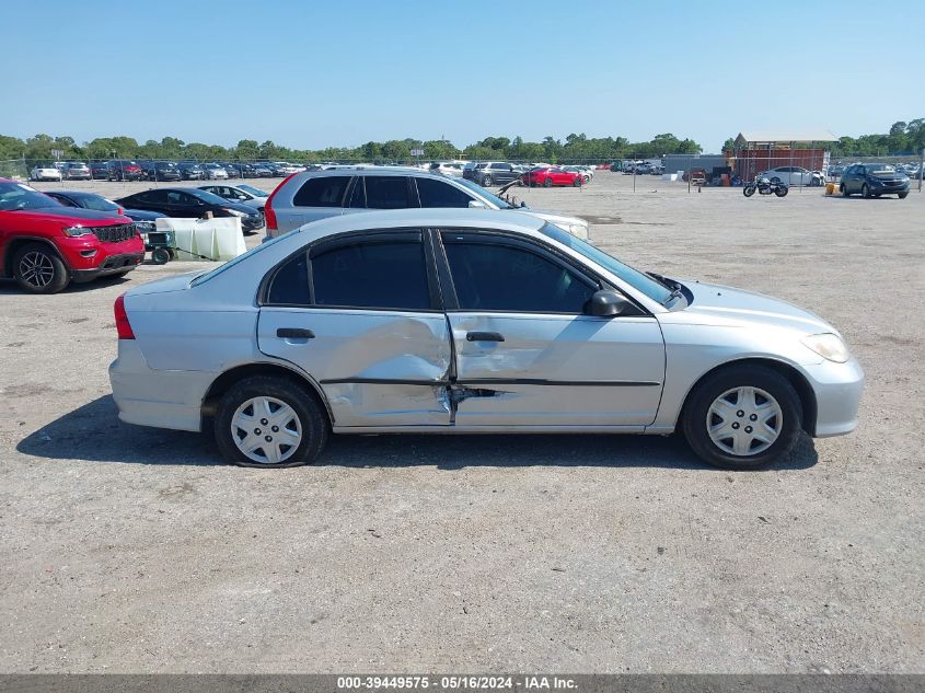 2005 Honda Civic Vp VIN: 1HGES16345L026955 Lot: 39449575