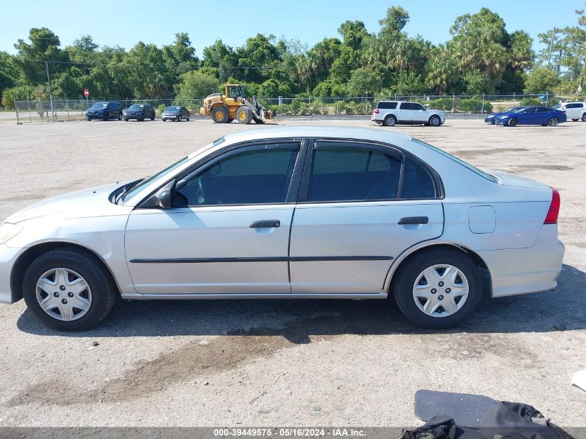 2005 Honda Civic Vp VIN: 1HGES16345L026955 Lot: 39449575