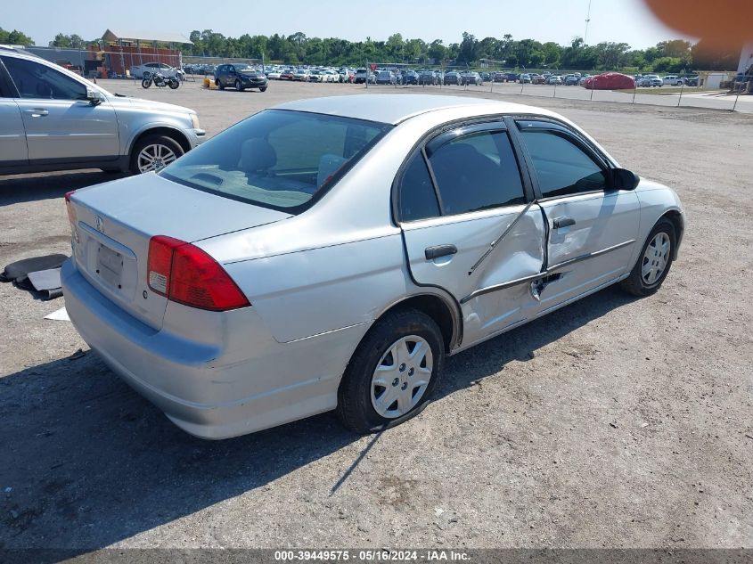 2005 Honda Civic Vp VIN: 1HGES16345L026955 Lot: 39449575