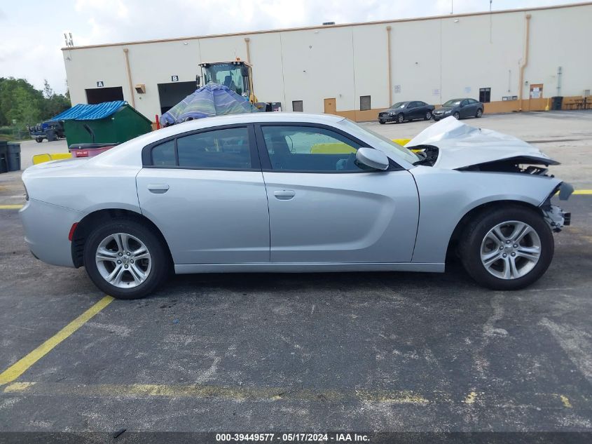 2022 Dodge Charger Sxt VIN: 2C3CDXBG2NH264106 Lot: 39449577